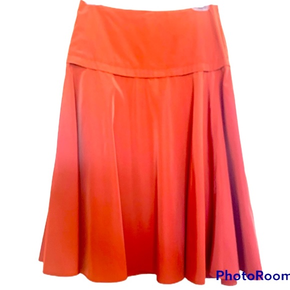 The People’s women’s flurry A-line skirt, orange color, size 0, NWT - Picture 1 of 7